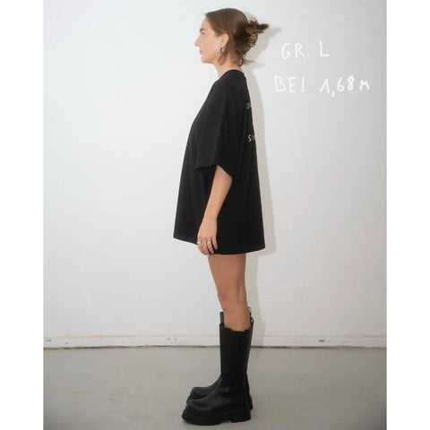 oversized shirt schwarz - wie schön du bist
