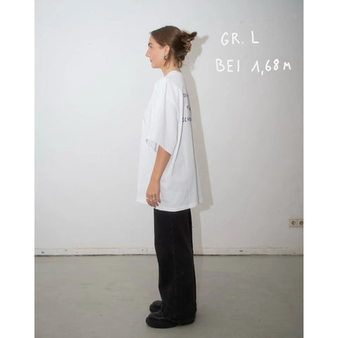 oversized shirt weiß - wie schön du bist
