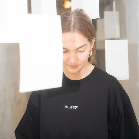 oversized shirt schwarz - wie schön du bist