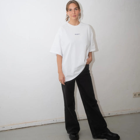 oversized shirt weiß - wie schön du bist