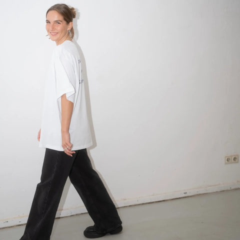 oversized shirt weiß - wie schön du bist