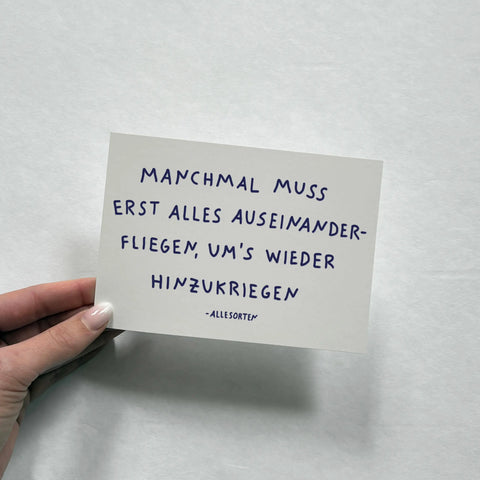 postkarten bundle - leben