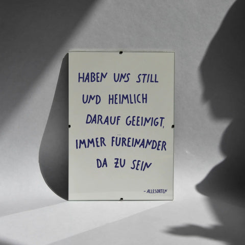 print - still und heimlich A4