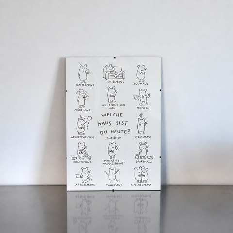 print - welche maus bist du A3