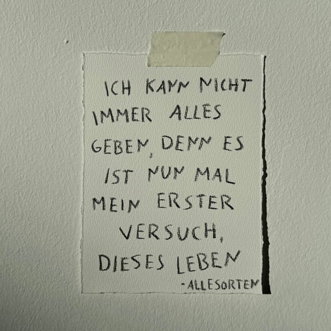 original notiz - erster versuch