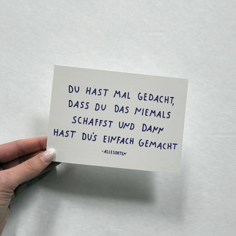 postkarten bundle - leben