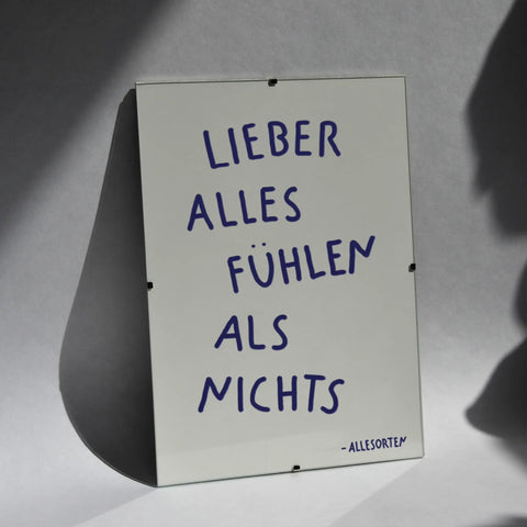 print - alles fühlen A4