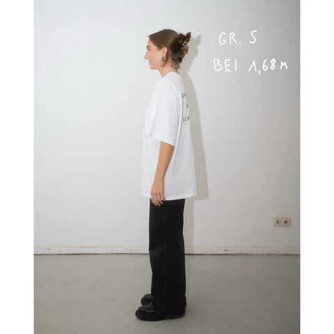 oversized shirt weiß - wie schön du bist
