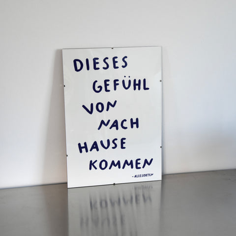print - nach hause kommen A3