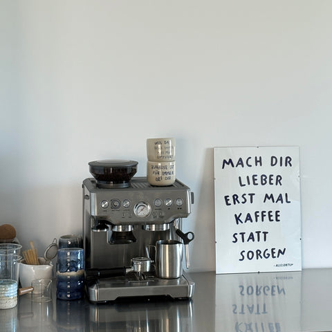 print - kaffee statt sorgen A3
