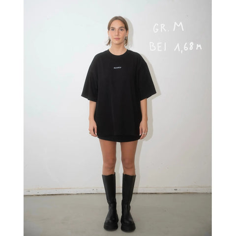 oversized shirt schwarz - wie schön du bist