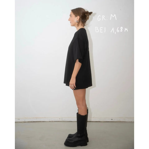 oversized shirt schwarz - wie schön du bist
