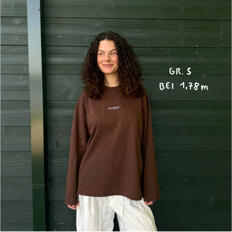 longsleeve bestickt - superpower