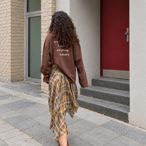 longsleeve bestickt - superpower