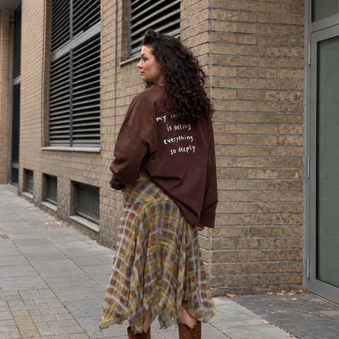 longsleeve bestickt - superpower
