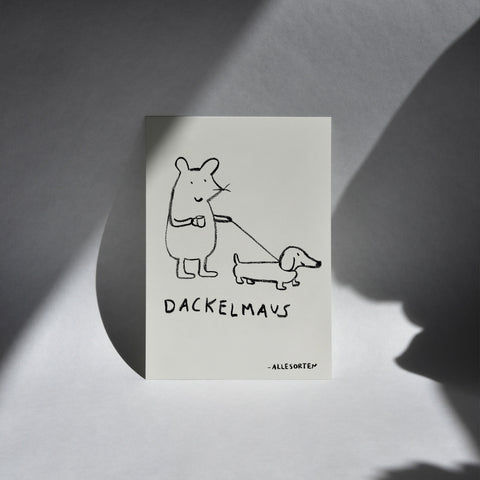 print - dackelmaus A4