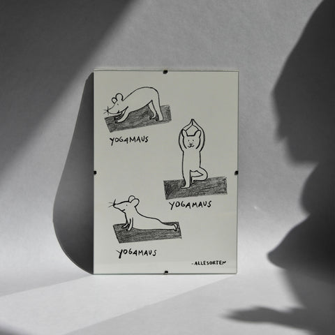 print - yogamaus A4