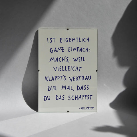 print - vertrau dir mal