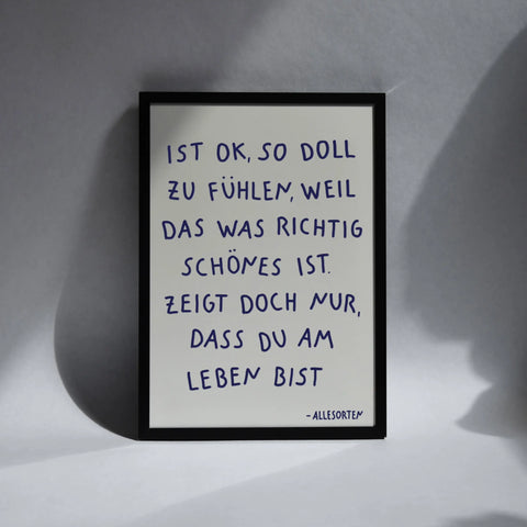 print - doll fühlen