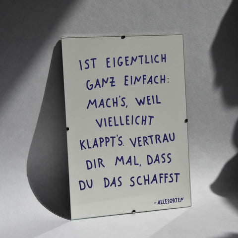 print - vertrau dir mal