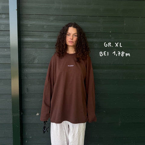 longsleeve bestickt - superpower