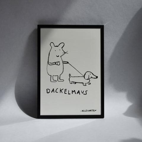print - dackelmaus A4