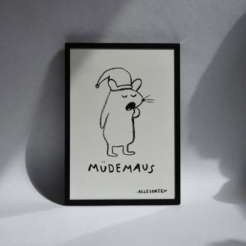 print - müdemaus A4